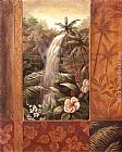 Vivian Flasch Tropical Waterfall II painting